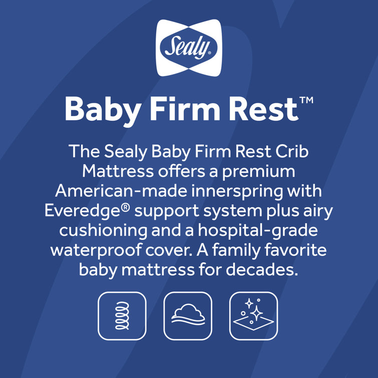 Sealy gentle online rest crib mattress